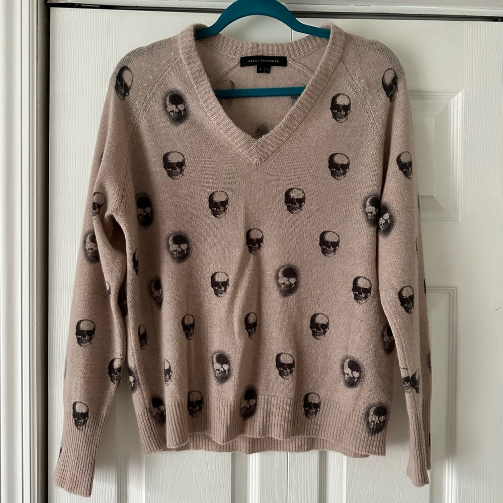 Skull cashmere 100% cashmere sweater